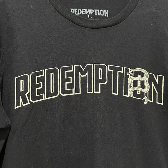 Redemption Be Someone Short Sleeve Men's T-Shirt, Black, Size Large - Picture 6 of 6